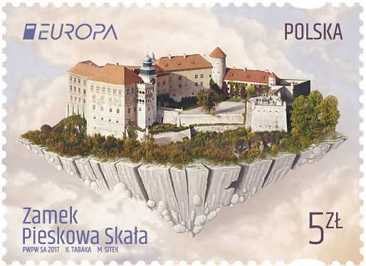 znaczek pocztowy Pieskowa Skała, Poczta Polska